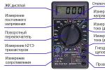 Detailed instructions for using the multimeter and its capabilities