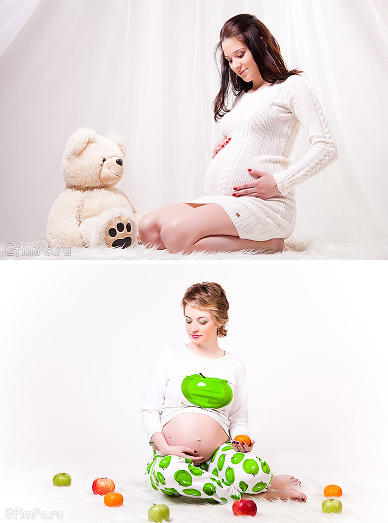 Красивые позы для фото для беременных